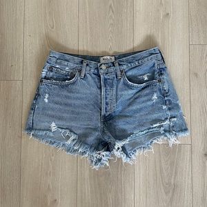 AGOLD Parker Vintage Cut Off Shorts in Swampmeet